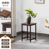 Suporte de Flores Doméstico, Estante de Armazenamento de Chão para Sala de Estar, Suporte de Exibição de Vasos de Flores de Bambu, Suporte de Flores de Vários Níveis para Plantas Verdes na Varanda