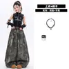Ropa de hip-hop para niñas de jazz, atuendos de baile modernos y geniales para espectáculos infantiles, disfraces de moda para actuaciones callejeras de niñas