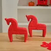 Caballo de Madera Dara es Puramente Hecho a Mano, Hecho de Madera Natural, Caballo de Madera Retro Nórdico Decoración del Hogar, Artesanías de Madera
