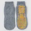 Calcetines para Trampolín Venta Directa del Fabricante Calcetines de Yoga Antideslizantes de Longitud Media de Caña Alta Calcetines para el Suelo del Centro de Educación Temprana Calcetines para Baño Logo
