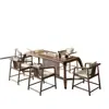 Mesa de Té Estética Dinastía Song Cama Arhat Combinación Estilo Chino Oficina Casa de Té Cabina de Madera Maciza Recepción de Lobby Mesa y Sillas para Preparar Té