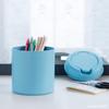 Yzt6098-103 Mini Papelera de Escritorio de Plástico Papelera de Almacenamiento de Escritorio Papelera de Almacenamiento de Plástico con Tapa abatible