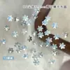 Accesorios para Uñas K9 Protein Snowflake Diamond, Cristales Mocha Brillantes de Punta Inferior 5mm Diamantes Decorativos para Uñas Portátiles Venta al por Mayor