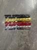 TURBO TURBO etiquetado de coche etiqueta deportiva metal maletero etiqueta de coche nueva pegatina de coche grande personalizada