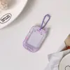 Llavero de Foto de Identificación de Dibujos Animados Estilo Ins de 1 pulgada, Colgante para Mochila, Colgante de Pegatina con Forma de Teléfono, Colgante de Merchandising para Fans