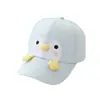 Gorra de Béisbol de Dibujos Animados de Pingüino Lindo para Primavera 2026 para Niños y Niñas, Estilo Coreano, Gorra Versátil de Protección Solar para Niños de 3 a 8 Años