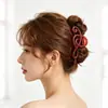 Pinza para el Cabello Grande de Nota Musical para Mujer, Estilo de Alta Gama, Adecuada para Cabello Grueso, Pasador para la Parte Posterior de la Cabeza, Pinza de Tiburón, Accesorio para el Cabello