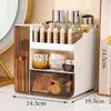 Gabinete de Almacenamiento de Cosméticos con Cajones Haixing Caja de Almacenamiento de Productos para el Cuidado de la Piel de Gran Capacidad Almacenamiento de Cosméticos de Escritorio