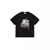 Dropshipping Marca de Moda High Street 240g Camiseta Cartoon de Alta Qualidade Manga Curta Comércio Exterior Atacado Transfronteiriço Unissex Top Camiseta Tendência