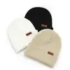 Gorra de Ciclismo, Gorra de Algodón de Color Sólido, Gorra Coreana que Cubre las Orejas, Gorra de Punto Cálida para Exteriores, Gorra de Moda Versátil para Adultos, A Prueba de Frío y Protectora para las Orejas