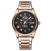 Reloj popular de comercio exterior transfronterizo para hombre, reloj luminoso resistente al agua con correa de cuarzo lunar, reloj de camarones para hombre