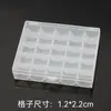 Máquina de costura multifuncional doméstica bobina universal caixa de armazenamento de cores linha de fundo transparente linha de cinto de metal bobina de plástico