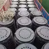Fabricante em Guangzhou Atacado Tampas de Bueiro com Mola de Ferro Fundido Dúctil, Tampas de Bueiro para Estrada Municipal de Esgoto e Água da Chuva de Carga Pesada e Leve