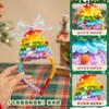 Decoraciones de Navidad, Colgantes para Coche de Árbol de Navidad, Palitos Retorcidos Encriptados, Kits de Materiales Hechos a Mano para DIY, Regalos Creativos de Navidad