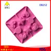 Más de 8 incluso amor estrella de cinco puntas AMOR molde para paleta de caramelo molde de silicona para chocolate no coincide con el palito