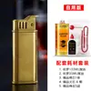Yabon Hurricane 005 Encendedor de Queroseno de Encendido con un Botón Tipo Push Caja Ciega Compacto Llama Abierta Regalo para Hombre Fabricante