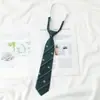 Camisa Uniforme Sin Estudiantes Borgoña jk Corbata para Mujer Estilo Japonés Estilo Preppy Rayas Foto de Graduación Corbata Pequeña para Hombre