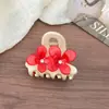 Nuevo Pasador de Acetato de Flor Simple Pinza para Cola de Caballo Alta Pinza Tiburón para el Cabello Accesorios para el Cabello en la Parte Posterior de la Cabeza Tocado para Mujeres