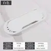 Caixa Organizadora de Fios para Mesa de Escritório Plástica Retangular com Tampa Flip-Top Passa-Fios para Cabos de Computador Tampa para Orifício Passa-Fios Quadrada para Mesa