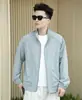 2026 Nueva Ropa de Verano para Hombre con Cuello Alto, Ligera, Transpirable, Protección Solar, Chaqueta Casual de Moda, Protección UV UPF50+
