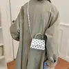 Bolso casual de lunares para mujer, nuevo bolso de hombro moderno y versátil 2026, bolso cuadrado pequeño elegante y a la moda