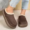 Colección Otoño 2026: Pantuflas de Moda para Mujer Tallas Grandes, Casuales y Cómodas, Estilo Europeo y Americano, de Piel Sintética, para Usar en Exteriores