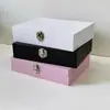 Estoque Disponível, Entrega Rápida, Caixa de Joias de Couro, Colar, Brincos, Caixa de Armazenamento Multifuncional, Anel, Caixa de Presente para Joias, Caixa de Embalagem para Joias