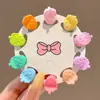 Mini pinzas para el pelo de color dopamina para mujer que no dañan el cabello, gomas para el pelo de niños, pinzas para el pelo de alta gama para niños, pinzas lindas