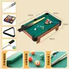 Mesa de Billar Mini, Juego de Mesa de Billar, Juego Comercial y para el Hogar de Escritorio para Niños, Juguete para Niños, Portátil para Uso en Casa