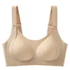 Sujetador de Verano Fino Sin Costuras de Alta Calidad para Mujer con Efecto de Levantamiento Gradual para que los Bustos Grandes Parezcan Más Pequeños, Sujetador Invisible con Base Líquida