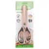 Fabricante en stock tijeras de cocina multifuncionales de acero inoxidable para refrigerador caja de color para tarjetas tijeras fuertes desmontables para huesos de pollo y alimentos