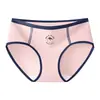Calzones de Oso para Mujer Algodón Puro Entrepierna Bacteriostática Alargados Sin Cadera Calzones Estilo Universitario Vintage Americano para Mujer