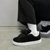Zapatillas Negras Versátiles de Nicho Estilo Coreano para Mujer Tendencia Ins Primavera 2025 Fiesta de Estudiantes Nuevos Zapatos de Pan Deportivos y de Ocio