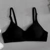 Ropa interior transfronteriza para mujer, copa pequeña con realce, algodón puro, sujetador fino para niñas en desarrollo de secundaria y preparatoria, fuentes de comercio exterior