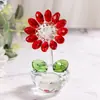 Adornos de Girasol de Cristal Regalos para Fiesta de Año Nuevo Auspiciosos y Prósperos Decoraciones para Sala de Estar Comedor Regalos