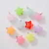 Colgante de pentagrama de acrílico tridimensional de 19.2x17 mm y 1.5 mm, color caramelo, accesorio para llavero o cadena de teléfono móvil DIY