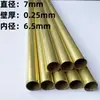 Diámetro 1 2 3 4 40 50 mm tubo redondo pequeño de latón capilar hueco de pared delgada h62/h65 tubo de latón protección ambiental