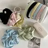 Sencillo Coreano Versátil Color Sólido Etiqueta Goma para el Cabello Cuerda para el Cabello Accesorio para el Cabello Moño Diadema para el Cabello Cola de Caballo Baja Verano Nuevo Estilo