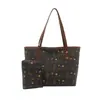 Bolso de Hombro con Estampado de Otoño Transfronterizo de Gran Capacidad, Bolso Tote de Temperamento para Viajes, Bolso de Hombro de Textura Versátil y de Moda para Mujer