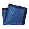 Fabricante Original Em Estoque Lenço de Seda Pequeno Quadrado para Pescoço 23cm Bolso de Terno Masculino Lenço de Seda Poliéster Homens de Negócios