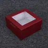 En stock ventana abierta tapa superior e inferior regalo cumpleaños boda celebración recuerdos de fiesta caja de regalo tazas de lipstick bolsa de tela caja de embalaje