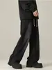 Jeans Longo Masculino de Primavera e Outono, Solto, Reto, de Perna Larga, para Meninos, Marca Americana Tendência, Calças Casuais Masculinas
