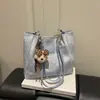 Bolsa de Luxo Leve Estilo Coreano 2026 Nova Moda Primavera Bolsa Tote de Nicho Bolsa de Ombro Personalizada Bolsa Feminina Tendência