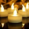Venda Direta da Fábrica Velas Eletrônicas Pequenas tipo Velas de Chá com Controle Remoto LED para Decoração de Natal, Pedido de Casamento, Confissão e Iluminação Guia, Seguras sem Chama