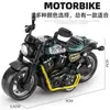 Juguetes Transfronterizos para Niños, Modelo Realista de Motocicleta de Aleación de Tirar Hacia Atrás, Coche de Juguete Educativo para Bebés, Venta Directa al por Mayor