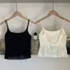Sujetador camisola de encaje estilo francés para mujer, con copas fijas integradas, sin costuras, cómodo, adecuado tanto para llevar debajo como por encima, diseño trasero largo en forma de U