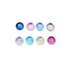 Nueva hemisfera de resina 10 mm plana polvo de oro efecto cielo estrellado material diy hecho a mano accesorios para joyería venta al por mayor