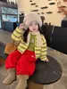 Pantalones forrados de forro polar para niña, nueva colección otoño/invierno 2026, pantalones largos para niños, elegantes y cálidos, gruesos y cómodos pantalones deportivos casuales para bebés