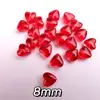 [Rosa Camelia] Material Rojo con Perlas Accesorios Cadena para Teléfono Móvil DIY Dulces Accesorios de Perlas Sueltas Joyería Hecha a Mano