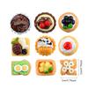 Pastel Comida Juguete Comida Artificial Grande Mixto Miniatura Comida Juguete Resina Pequeños Accesorios DIY Accesorios de Joyería Accesorios de Resina
